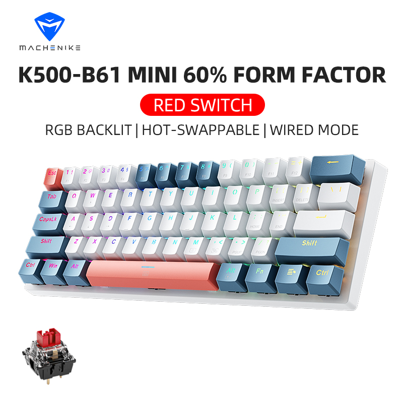 K500-B61 Machenike Mini Mechan - огляд і ціна Keyboard Gaming Blue Switch