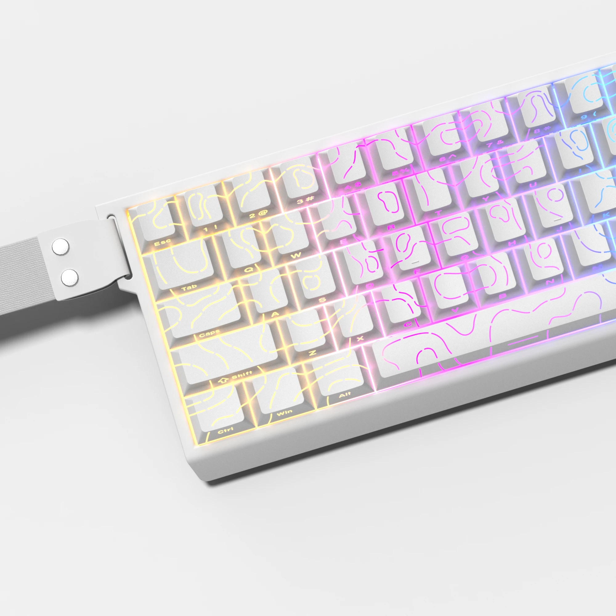 2026 Super New White Topograph - огляд і ціна Gaming Keyboard 2026