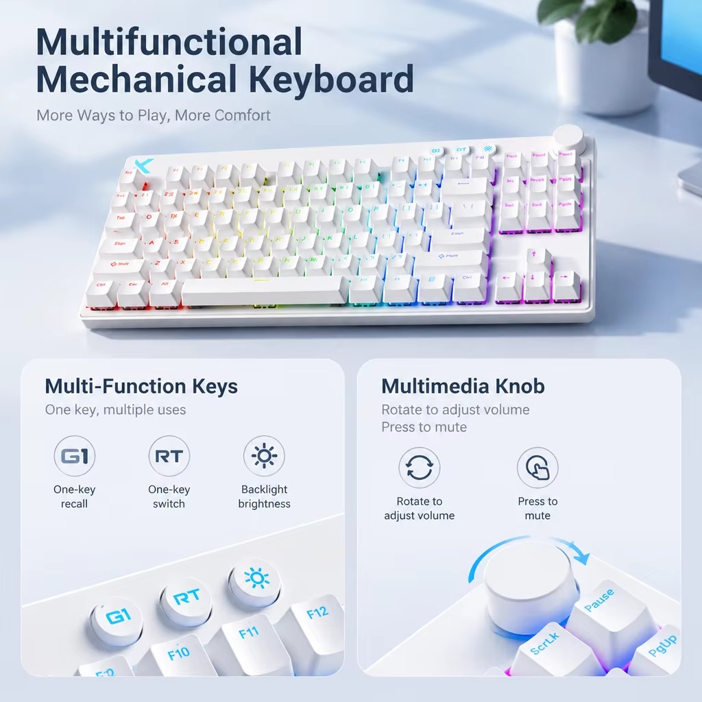 Mchose Mix87 Hall Magnetic Gam - огляд і ціна Gaming Keyboard Mini
