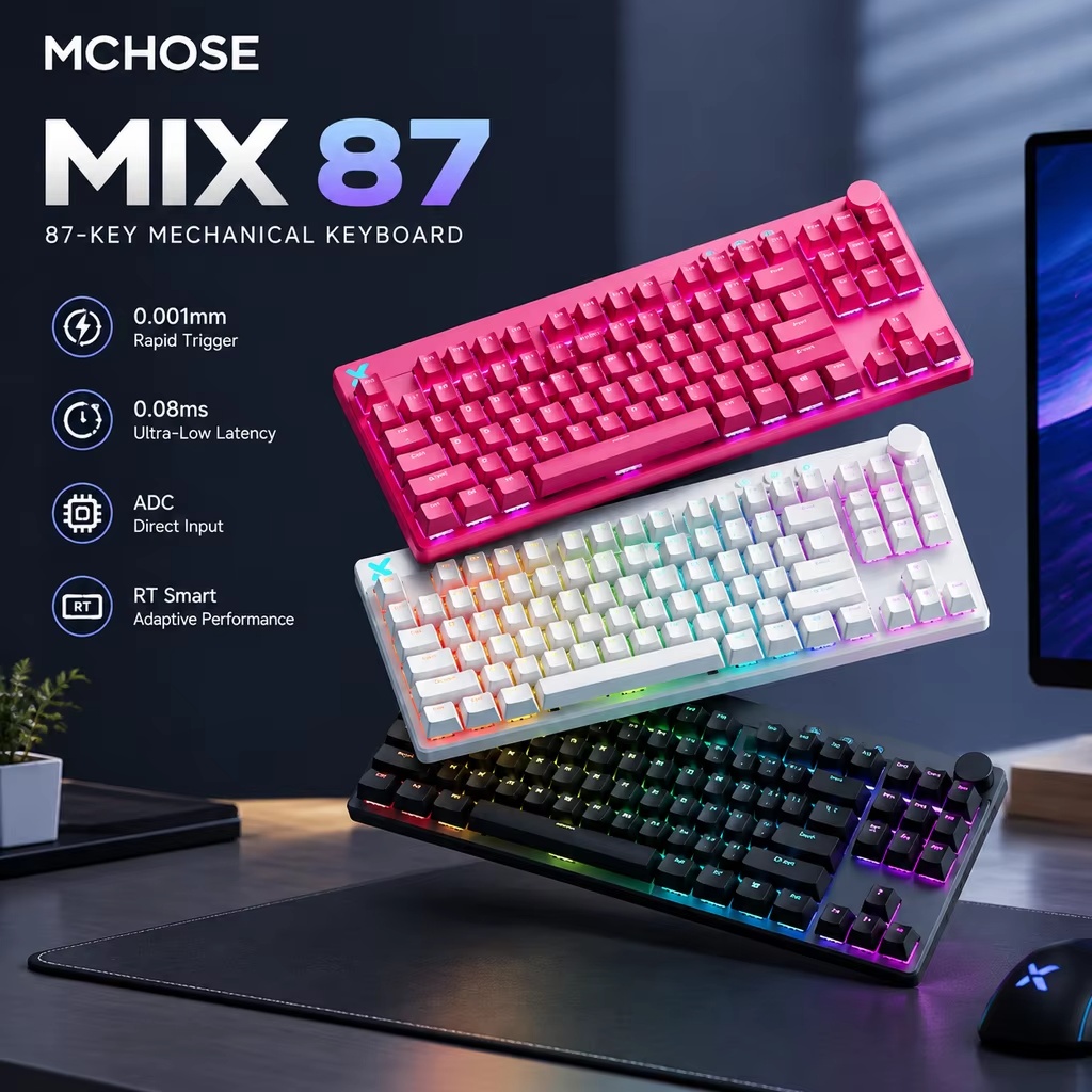 Mchose Mix87 Hall Magnetic Gam - огляд і ціна Gaming Keyboard Mini