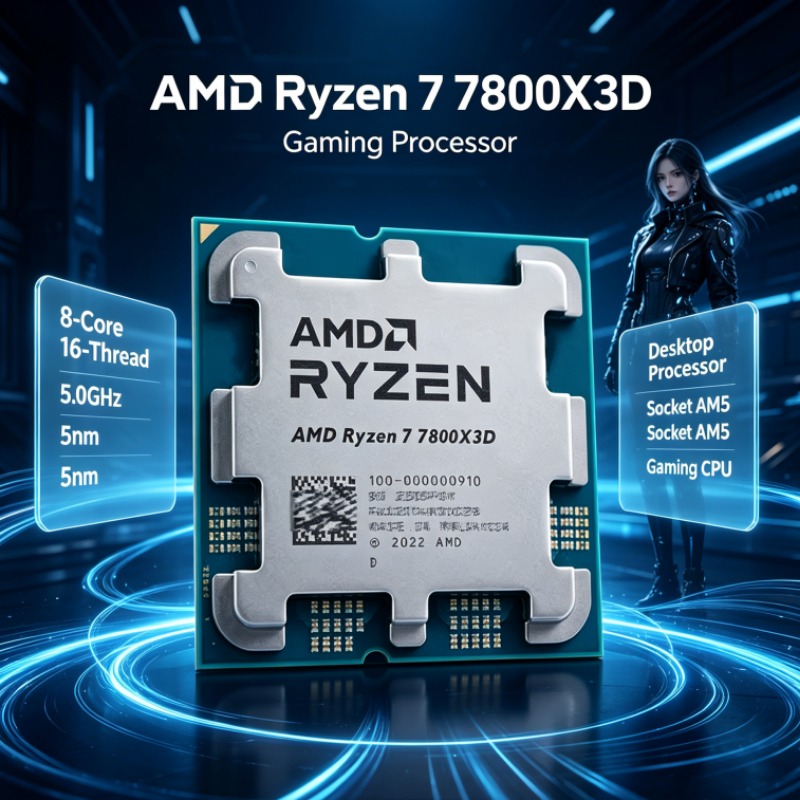 Ryzen 7 7800X3D AMD Desktop CP - огляд і ціна Amd Cpu Ryzen 7