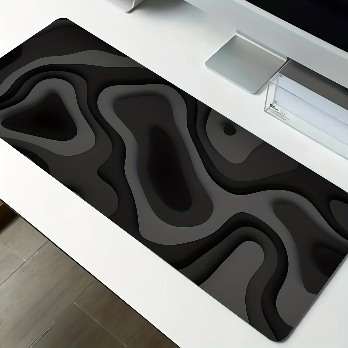 Black Gray Swirl Design Large  - огляд і ціна Gaming Keyboard High Ground