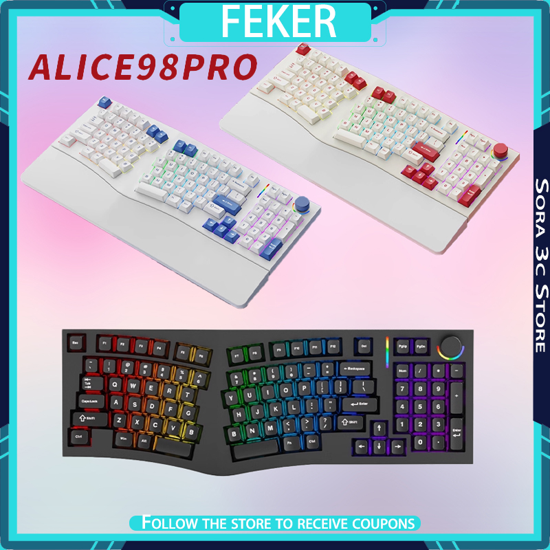 FEKER Alice98pro Mechanical Ke - огляд і ціна Gaming Keyboard Hot Swappable