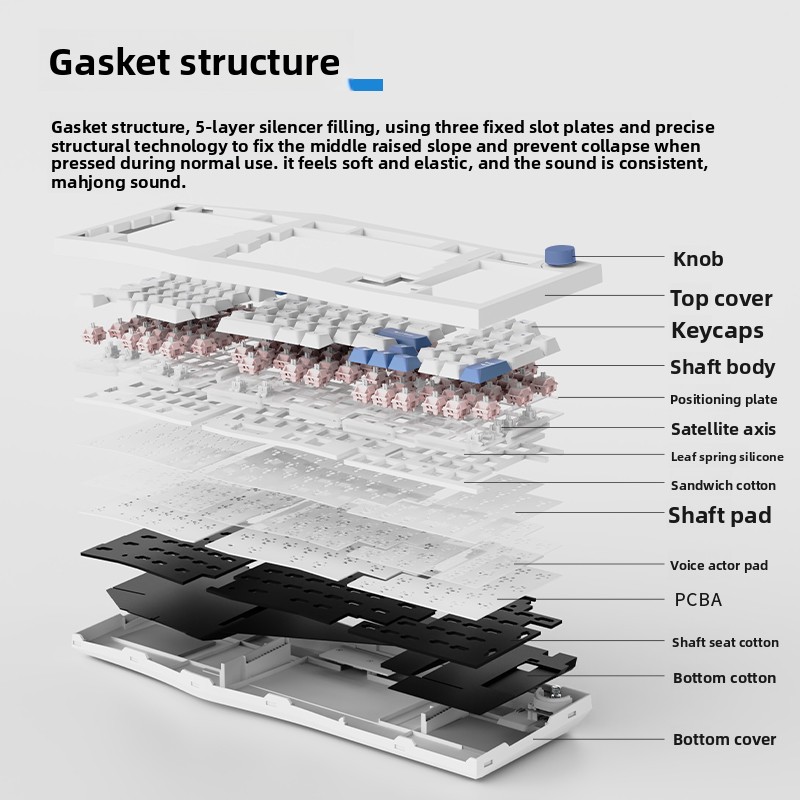 FEKER Alice98pro Mechanical Ke - огляд і ціна Gaming Keyboard Hot Swappable