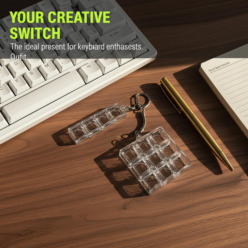 DIY Keychain Keyboards Switch  - огляд і ціна Gaming Keyboard Test